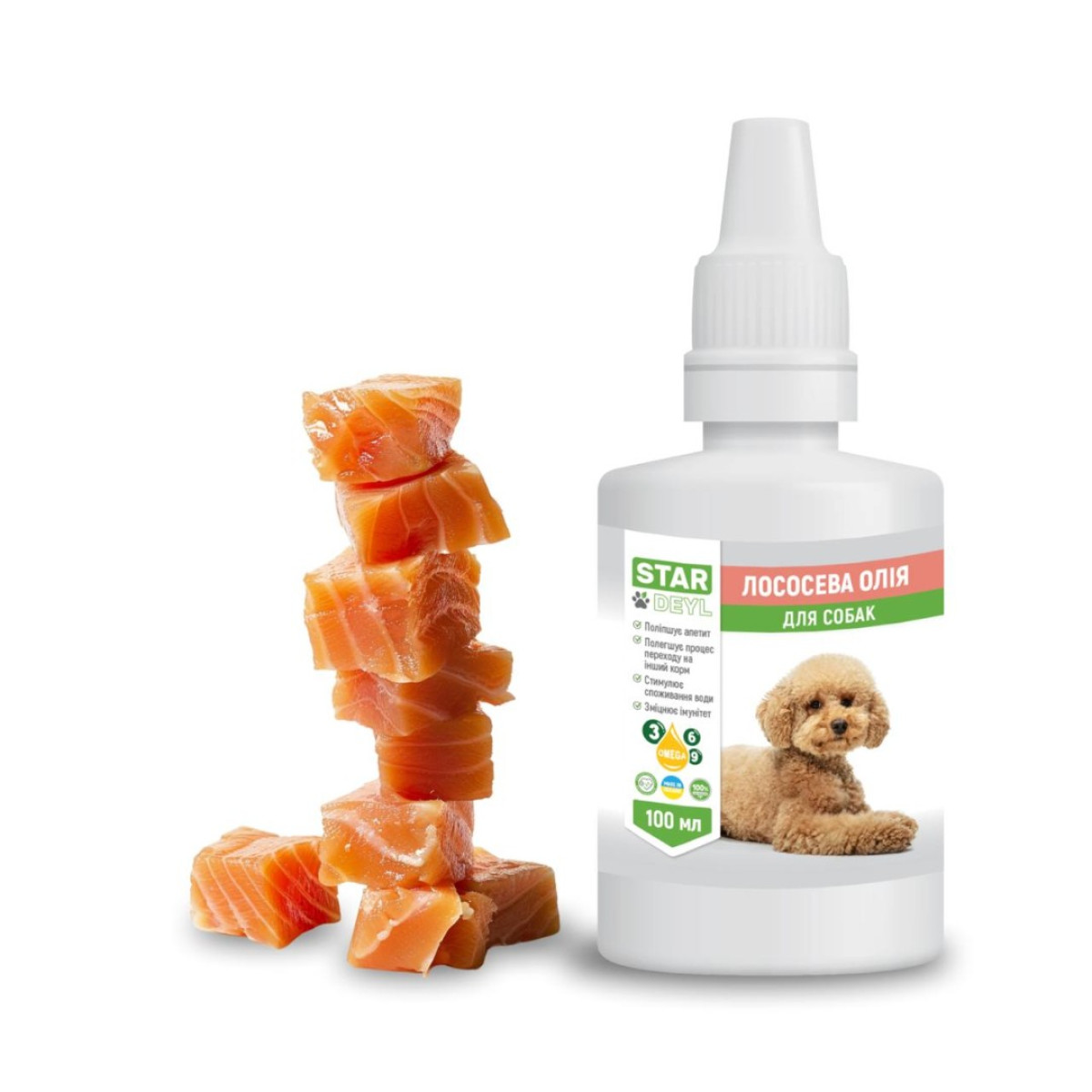 Лососева олія для собак