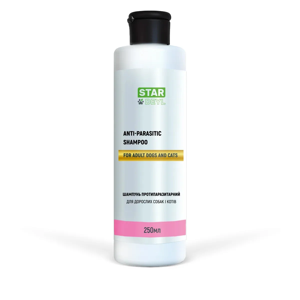 Anti-parasitic-shampoo-1 Шампунь протипаразитарний для дорослих собак і котів, 250мл - зображення 1